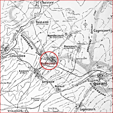 German map of the Siegfriedstellung defences – courtesy of Wikipedia