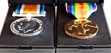 The 1914-18 medals of Private A T Lockerbie