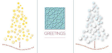 A pair of A5 birthday cards