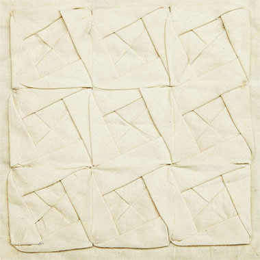 study for a larger calico piece