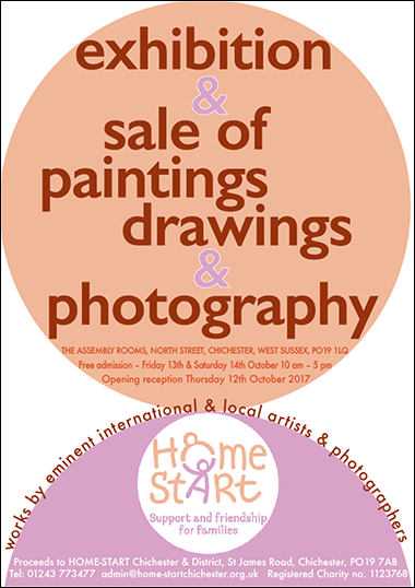 A poster advertising an art exhibition