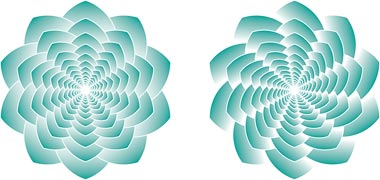 A pair of a non-Arabic patterns