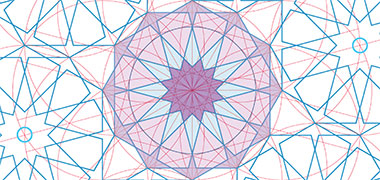 Location for adjacent twelve-pointed stars