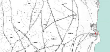 The location of the White fort at Anaiza