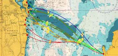 A study of alternative causeway routes between Bahrain and Qatar