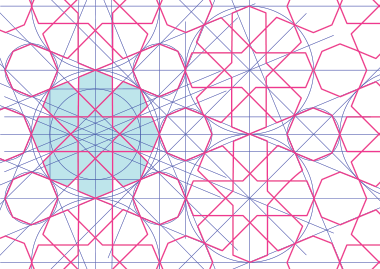 Rough construction of an alternative octagonal pattern