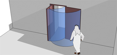 Theoretical ways of using two doors to strengthen an opening