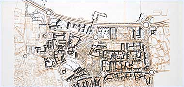 The plan for the centre of Doha 1992