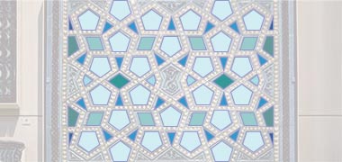 The shapes used in the earthenware tiles