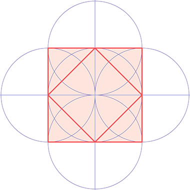 An alternative four point geometry construction