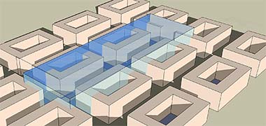 The manner in which urban design studies are delineated