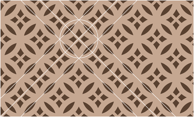 The setting out of a piece of naqsh panel from al-Wakra