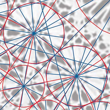 Investigation lines for deconstructing the design of a plaster panel within the tomb of Moulay Idris, Fez