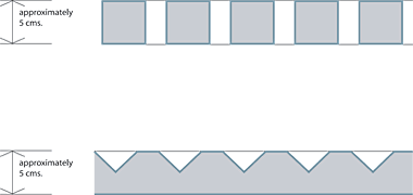 Sections through naqsh panels