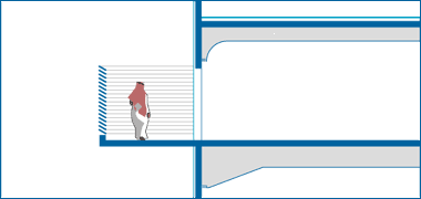 Illustration of balcony treatment