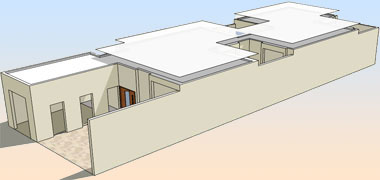 Solar protection to the roof