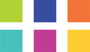 The six tertiary colours