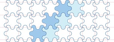 Development of a square tile