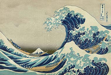 Hokusai’s Great Wave print