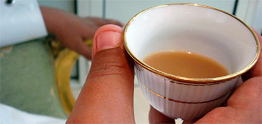 A finjaan of Arabic coffee