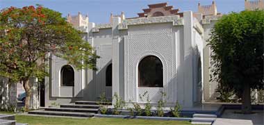 An external photo of an Arab restaurant in Doha