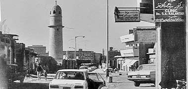 Looking along al-Asmakh Street – with permission from &lsquo;Photos of Qatar&rsquo;s Past&rsquo; on Facebook