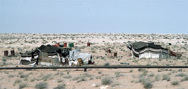 A typical modern Badu encampment