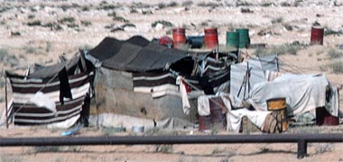 A typical modern Badu encampment
