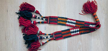 A decorative weaving