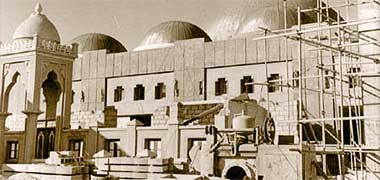 The construction of the Grand Mosque in 1963