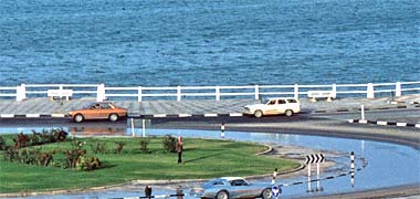 Balustrading on the Corniche, March 1979