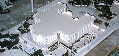 Aerial view of the initial Doha Palace extension project