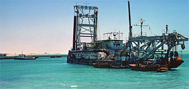 Dredging the West Bay