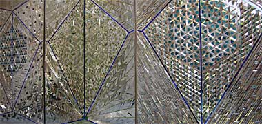 A modern art installation by Monir Farmanfarmaian