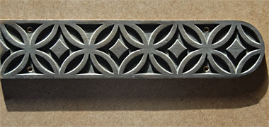 A rough for a bronze finger-plate