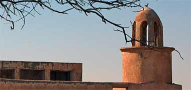 Detail of an old mosque at Jumailiyah