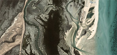 Aerial view near al Khor