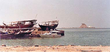A view looking north across the West Bay from the old fishing jetty