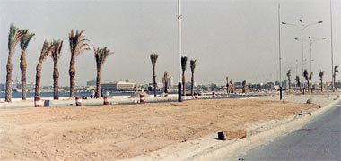 Looking south-east from the NDOD towards the old centre of Doha