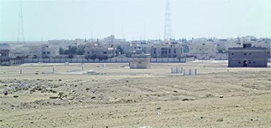 Government Senior Staff housing utility panels being set out on the New District of Doha