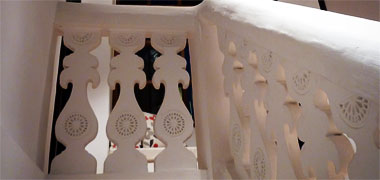 Balustrading in a new building