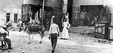 An early view in the suq at Doha