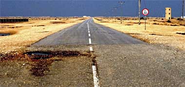 an old road in the peninsula