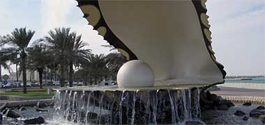 A Corniche sculpture