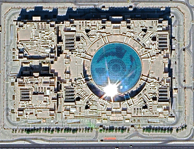 Plan of the General Directorate of Passports at Duhail – courtesy of Google maps