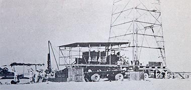 Drilling for oil in 1948