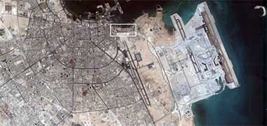 Plan of the eastern side of Doha