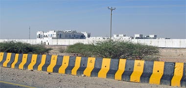 Vehicle barriers laid loose beside a road – with the permission of kattbee on Flickr