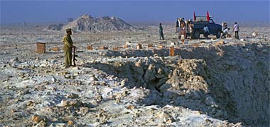 Protection at a government quarry