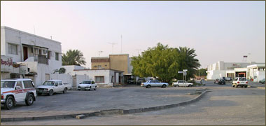 An informal majlis in a prominent position